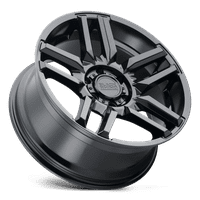 Черен носорог алуминиев джант BRMSA 17x8. 6x5. G-BLK, 1785MSA006140B12