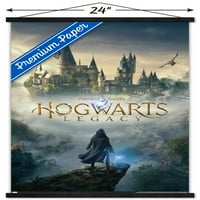 Hogwarts Legacy - ключов арт стенен плакат с магнитна рамка, 22.375 34