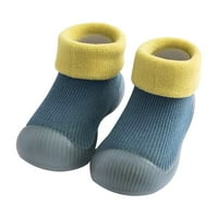 Leesechin се занимава с обувки за бебета бебешки чорапи обувки ежедневно мода за малко дете на закрито безплъзгащи се леки обувки плюс кадифе с уплътнени безплъзгащи се бебешки чехли на клирънс