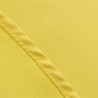Рокля за жени с къс ръкав мода лято жени пачуърк с къс ръкав ежедневно вечерно парти абитуриентски рокля сезонна тенденция жълто S-6XL