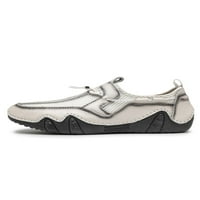 Gomelly Men Moccasin Shoes Shiping Hoafers Slip на ежедневни обувки Дишащи маратонки Бизнес на открито бяло 8