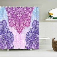 Индийски бохемски 3D завеси за душ водоустойчив плат Печат бохо мандала завеса за баня с куки декор 180* екран за вана