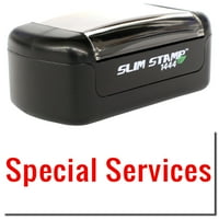 Slim предварително привързан печат за специални услуги, Slim 1444, Ultra Slim Design, Размер на впечатления 1 2 от 1-3 4