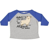 Inktastic Ary's казвате Alpaca My Bags Gift Toddler Boy или Thddler Girl Тениска