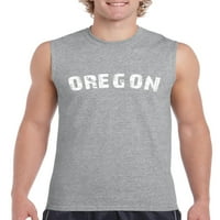 Arti - Графична тениска без ръкави, до мъже с размер 3XL - Орегон