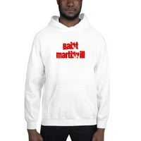 3xl Saint Martinvill Cali Style Style Pullover Sweatshirt от неопределени подаръци