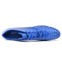 Colisha Unise Sneakers Lace Up футболни обувки Обучение Футбол Cleats Sports Comfort Атлетична обувка фирма Ground Turf Tf Cleats Blue 4.5