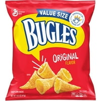 Bugles Оригинален аромат хрупкави царевични закуски