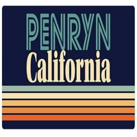 Penryn California Vinyl Decal Sticker Retro дизайн