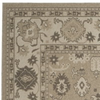 Essence Chanelle Floral Area Rug, Taupe Natural, 5'1 7'6