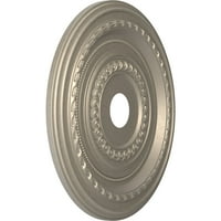Екена Милуърк 22 од 1 2 ИД 1 п Коул термоформован ПВЦ таван медальон, Сребърен металик