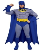 Батман: Смелият и смелият луксозен мускулен сандък за възрастни Хелоуин костюм