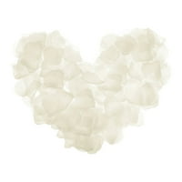 Копринени изкуствени венчелистчета с цветя, кремави бели цветя от фау от 2000 г.