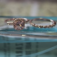 Момичета fau Zircon Rhinestone Finger Ring Jewelry предложение за сватбен подарък сплав