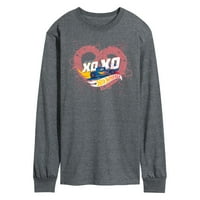 Горещи джанти - Xoxo Heart - Мъжки тениска с дълъг ръкав