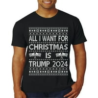 Wild Bobby, всичко, което искам за Коледа, е изборите на Тръмп грозни коледни пуловер мъже