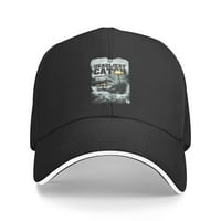 Cepten Men & Women's Cool Unique Print със смъртоносен лого на улов регулируема бейзболна шапка черна