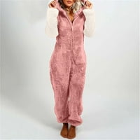 Aayomet Coats за женско яке за блейзър, женски яка с дълъг ръкав с двоен бутон за работни бутони, розово m