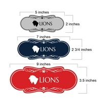Дизайнерски лъвове и лъвици, новост знаци за тоалетни, комплект от малки