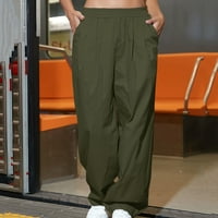 Торбисти парашутни панталони за жени, товарни панталони за жени еластични ниски талии хип -хоп суитчъри Големи разхлабени широки крака джоги Y2K панталони