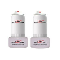 Докоснете Basecoat Plus Clearcoat Spray Paint Kit, съвместим с Monza Silver Pearl A Audi