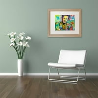 Търговска марка изобразително изкуство Чет Аткинс платно изкуство от Дийн Русо, бял мат, бреза рамка