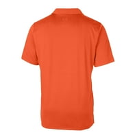 Мъжки резачка и оранжева оранжева тампа залива Buccaneers Logo Big & Tall Forge Stretch Polo