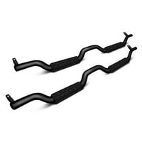 Продукти на Rampage Slimline Black 2 Step Step Side Bar за Dodge Ram Crew Cab 4-врати, двойка Поставки Изберете: 2013- Ram St, Dodge Ram Sport