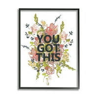 Ступел Индъстрис имате тази мотивационна фраза Пролетни цветя цъфтят, 14, дизайн от Дженифър Голдбергер