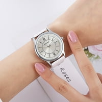 Cuoff Fashion Luxury Quartz Watch Dial Caluual Leather Belt Woman's Watch