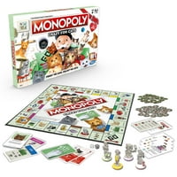 Monopoly Crazy for Cats Board Game за деца на възраст и нагоре, за 2- играчи