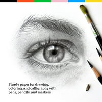 Художници Sketchbook за рисуване 9x12 със спирална обвързана - Скица книга за чертежи и скици за скици 70lb - Sketch Pad за молив, писалка, маркер - хартия без киселина - възрастни