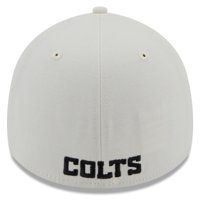 Мъжката нова ера Крем Indianapolis Colts Chrome Collection 39Thirty Flet Hat