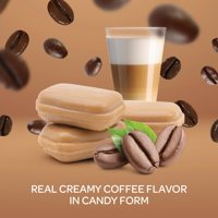 Кафе с ароматизирани бонбони с аромат на лате, без глутен, съдържа кофеин, индивидуално обвит, килограми
