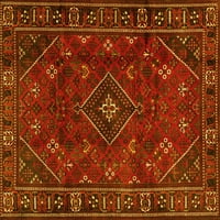 Ahgly Company Indoor Rectangle Персийски жълти традиционни килими, 8 '10'