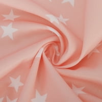 kakina s плюс размери разтвор жени отпечатани дълги ръкави стойки бутон за яка блуза върхове розово 14