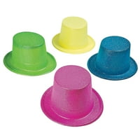 Ярки неонови блестящи шапки - аксесоари за облекло -